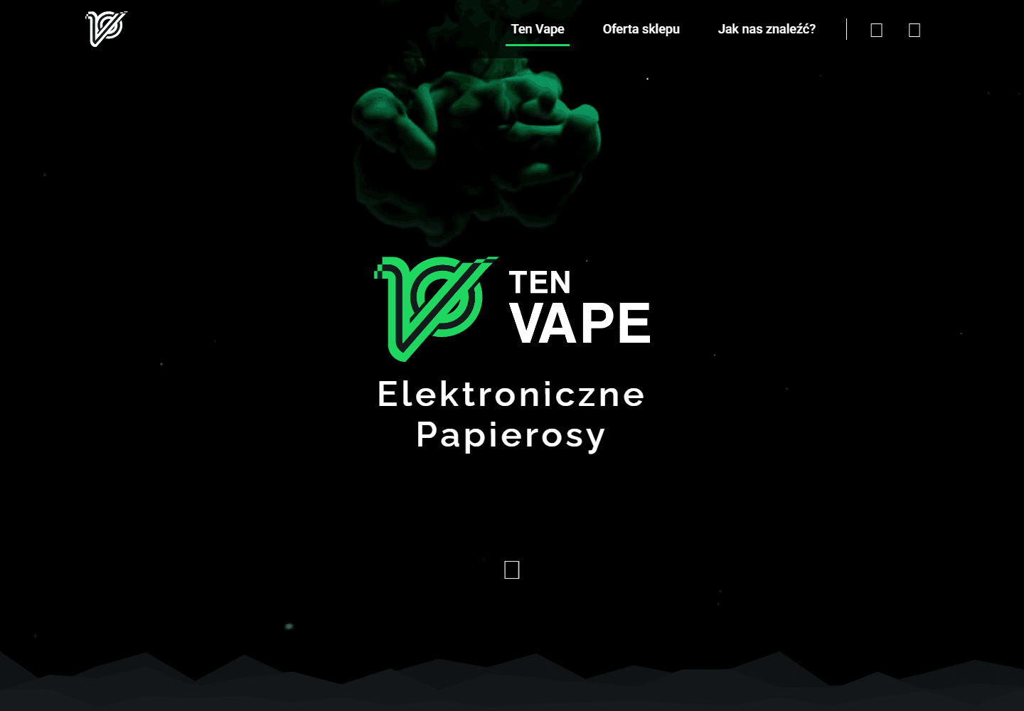 Ten Vape - strona dla lokalnego sklepu